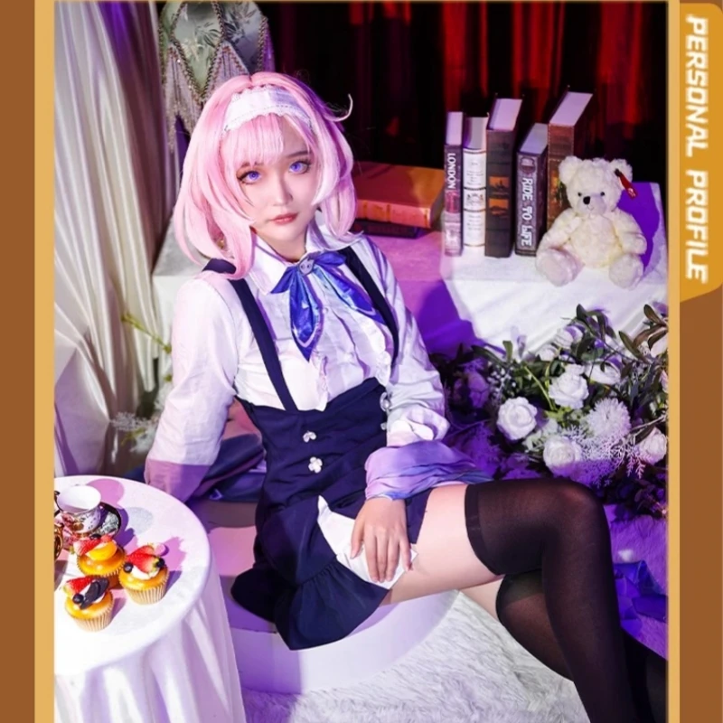 

Elysia Cosplay Costume Game Honkai Impact 3rd Anime Women Fashion Overall Dress Role Play Clothing Carnival Daily Suit Pre-sale