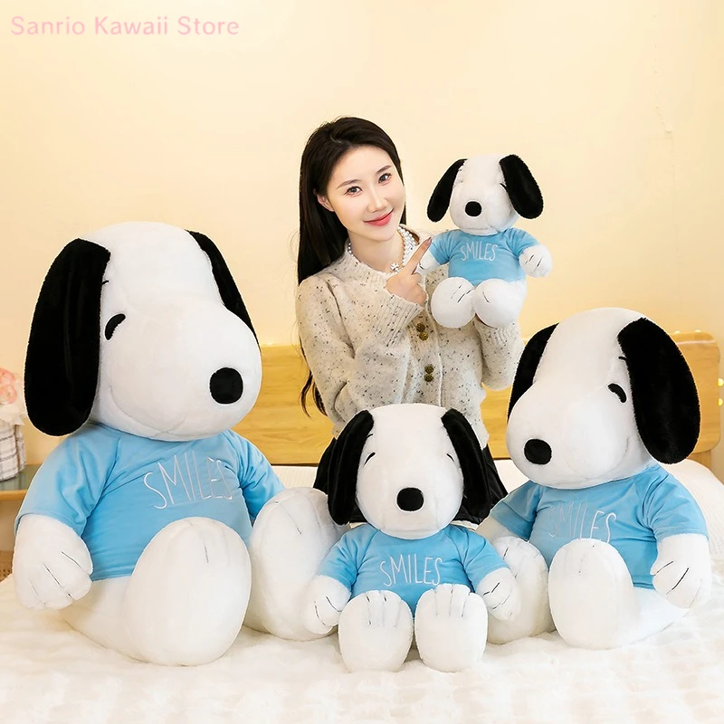 

35/50/65CM Big Size Sitting Snoopy Plushies Cartoon Anime Kawaii Ornament Comfortable Soft Doll Stuffed Animal Children Toy Gift