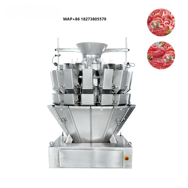 Multifunction Meat Packaging Machine Kenwei Multihead Weigher Screw Feeding Packaging Machine for Fresh Meat
