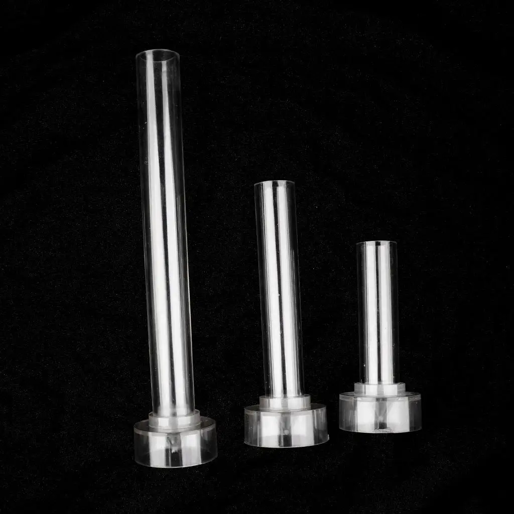 3 Pieces Plastic Church Top Candle s Candle Models for DIY Candle Making