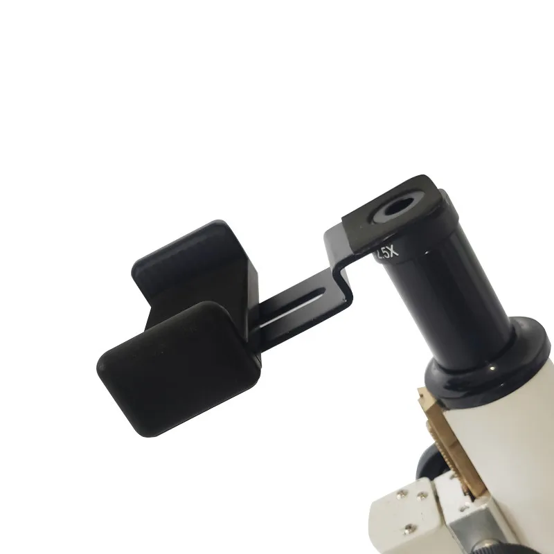 Cell Phone Mount Adapter Phone Clip with 12.5X Eyepiece Lens Take for Microscope Save Send Photo Video Interface Diameter 23.2mm