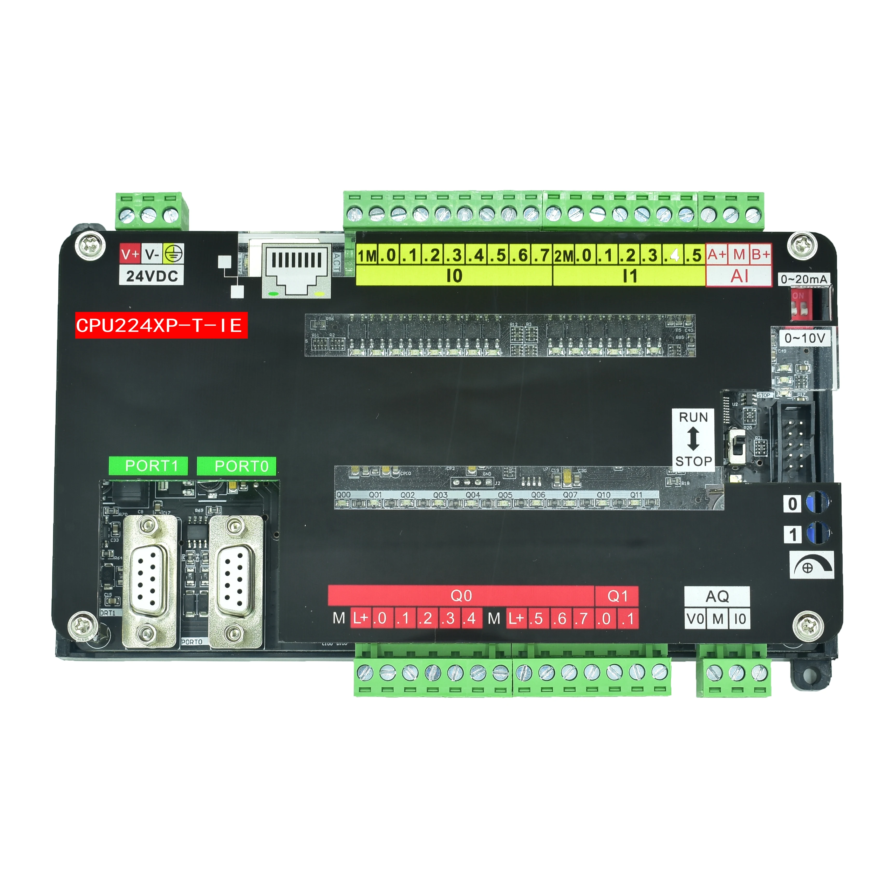 Imagem -02 - Ethernet Cpu224xp Tensão de Alimentação Dc24v 2ai 1aq Entrada de 14 Portas Saída de Relé Transistor de 10 Portas Les7 214-2ad230xb8 Le200-e