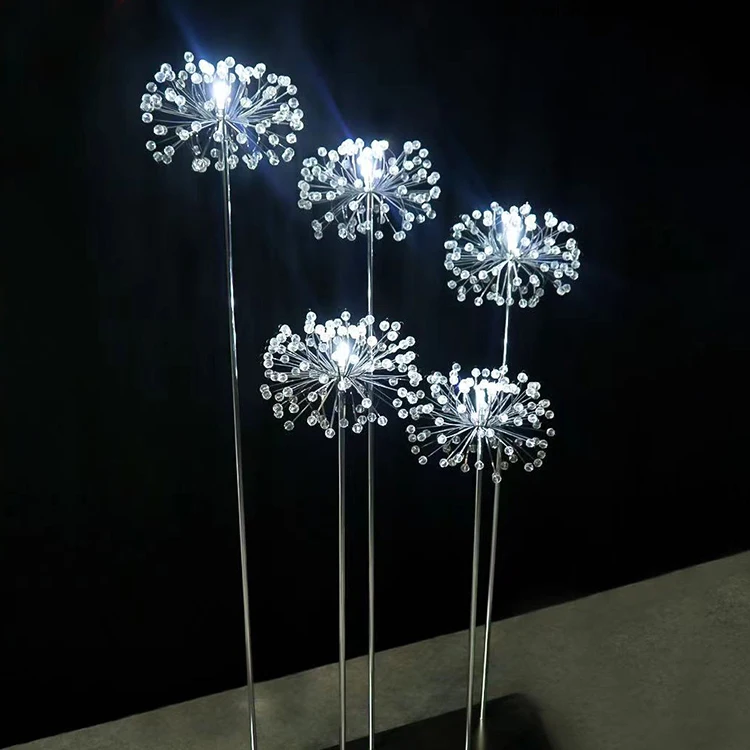 I269 Dandelion Luminous Road Guide Free Standing Wedding Thanksgiving Ceremony Decoration Props