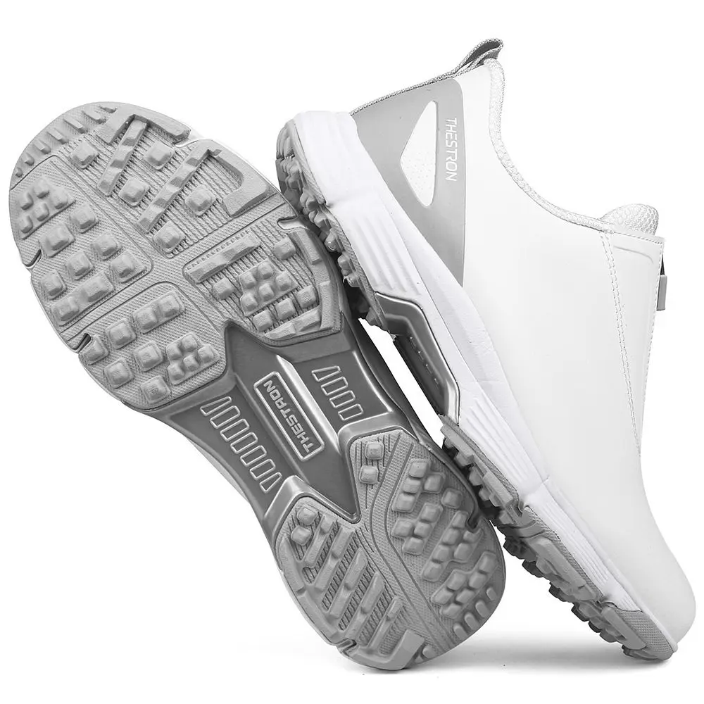 Hot 2025 Golf Shoes Men's Shoes Field Training Shoes Turning Lightweight Waterproof Comfortable Leather Fitness Shoes