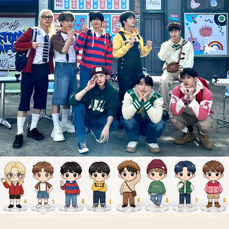 

Новая акриловая подставка Kpop Stray Kids SKZOO 6M с изображением FELIX, Bang Chan, Hyun Jin, Seung Min, высококачественная декоративная подставка LP014