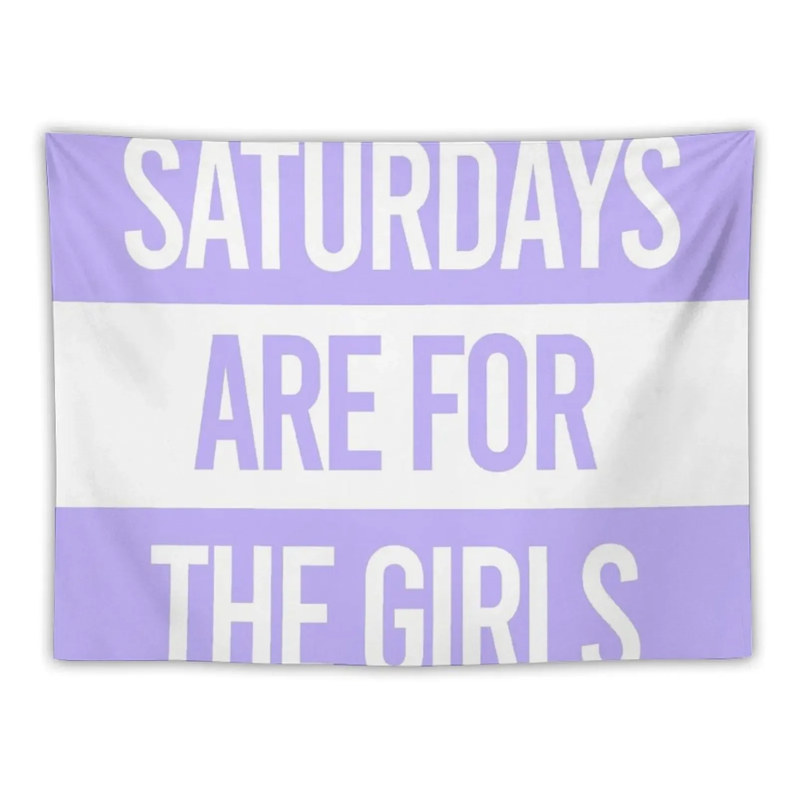 Saturdays are for the girls Violet Tapestry Room Aesthetic Decor Wall Hangings Decoration Decor For Room Tapestry