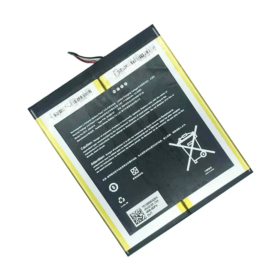 26S1015 6300mAh Tablet Battery  For Amazon Kindle Fire HD 10.1,Kindle Fire HD 10.1 7th, SL056ZE