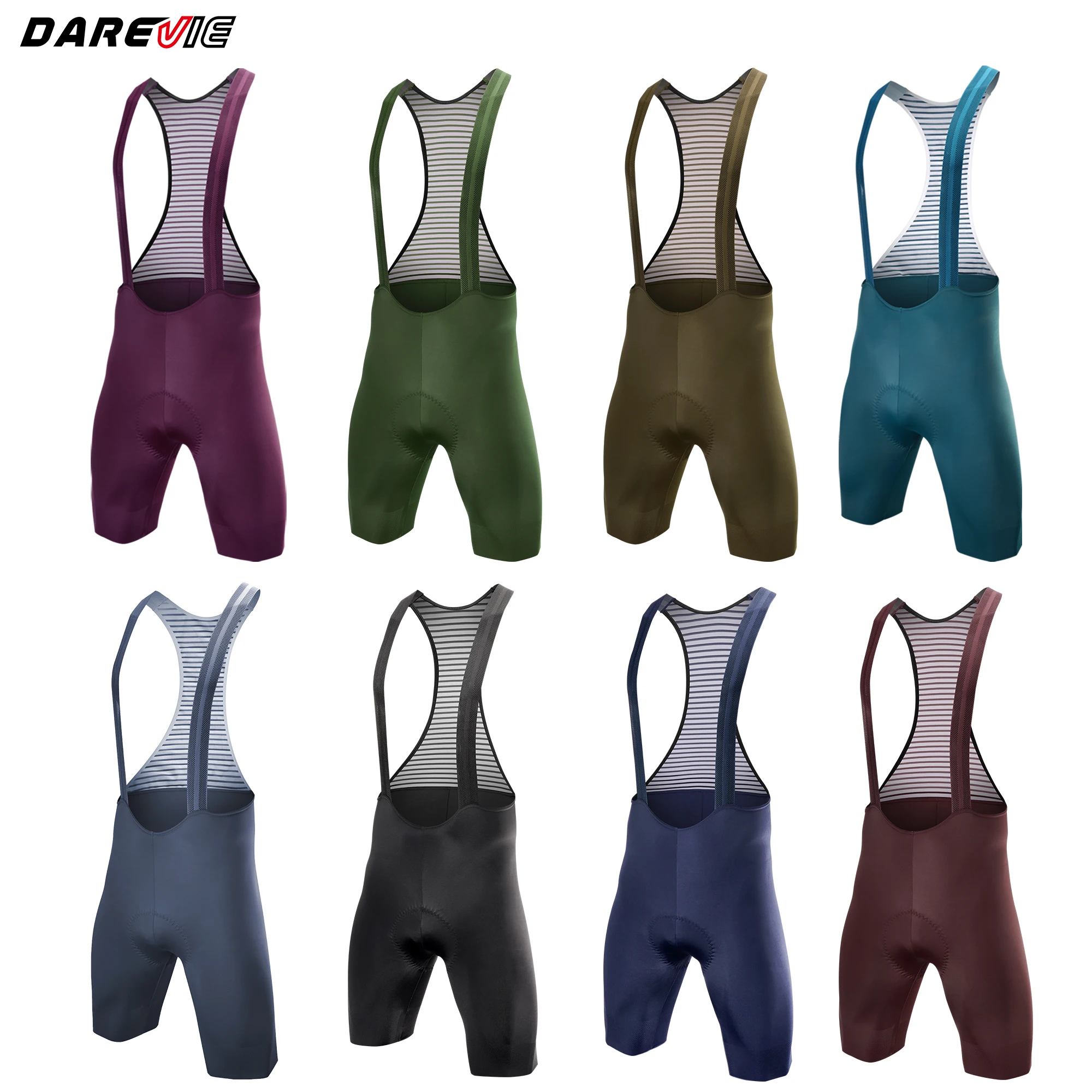 Darevie-shorts de ciclismo sem costura para homens e mulheres, shorts de ciclismo 6h, 500km, equipe pro