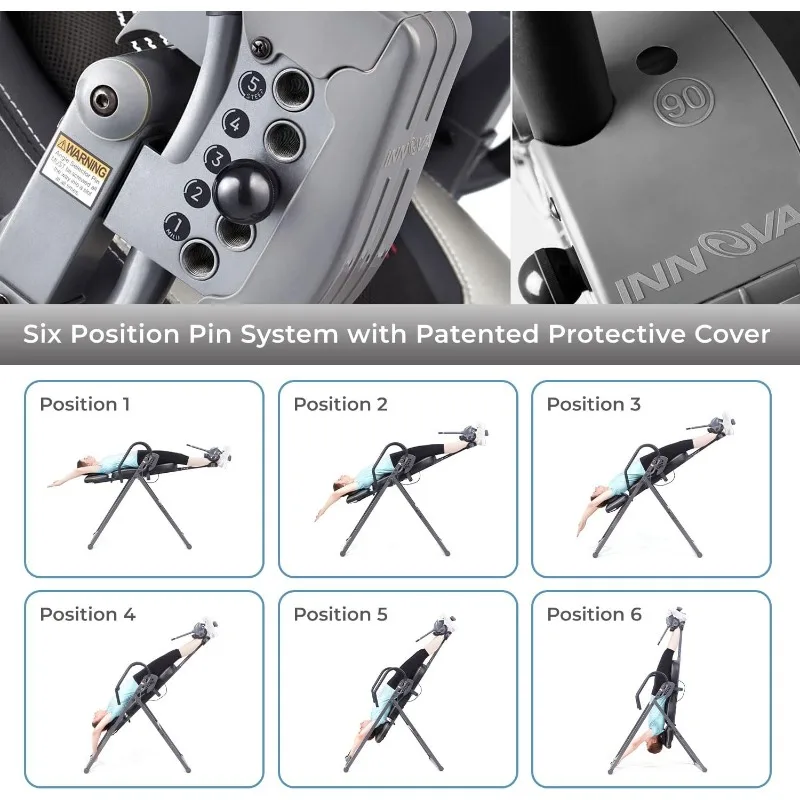 ITM5000 Therapeutic Heat And Shiatsu Massage Inversion Table