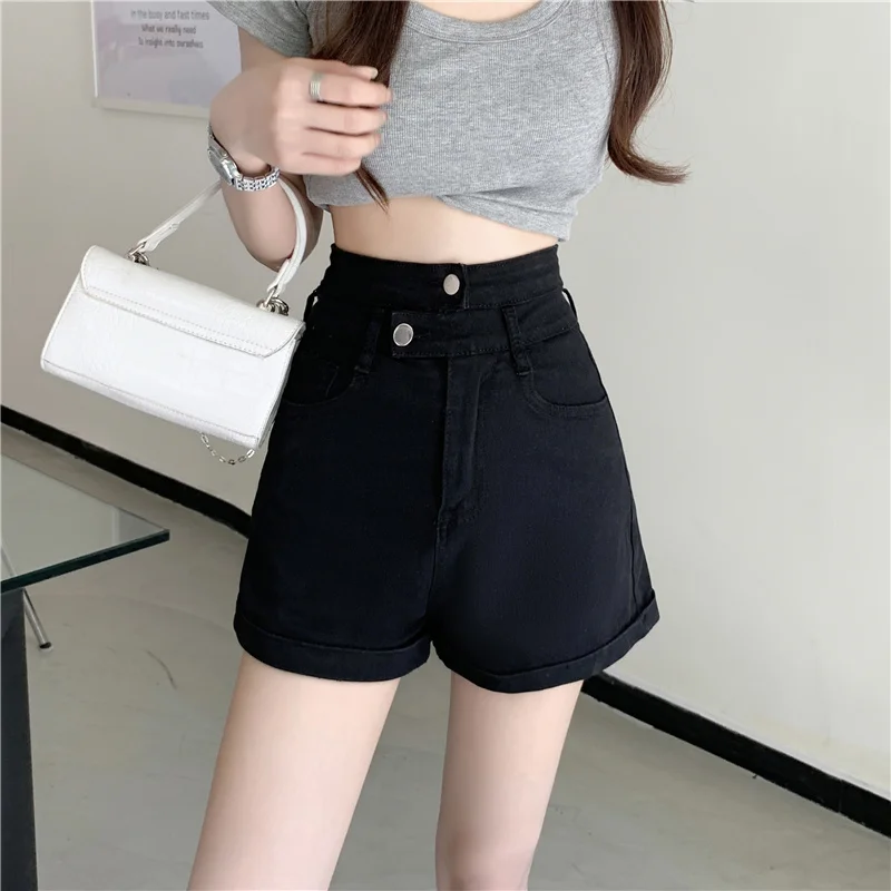 

Bla Skinny Jeans Women's plus Size High Waist Hot Girl Ultra ort Design Sensation Small ence Hot Pants Summer