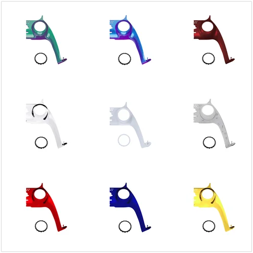 Imagen 2 del producto eXtremeRate Carcasa decorativa de repuesto con anillos decorativos Compatible con el controlador ps5 BDM-010/020/030/040/050