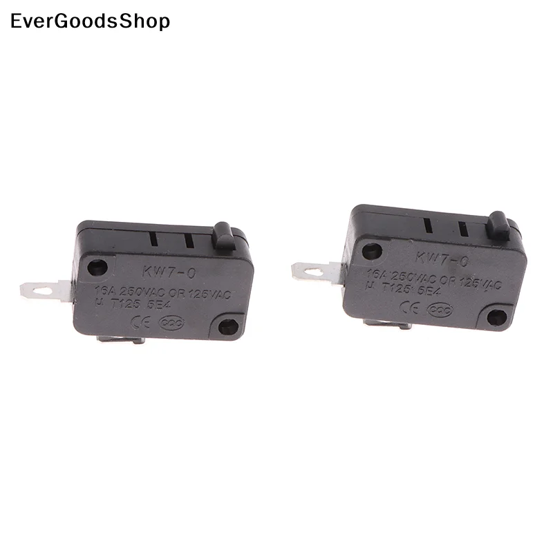 New 2PCS Automatic Reset Micro Limit Switch Replacement KW7-0-A AC125V/250V 16A Silver Contact Water Heater Limiter