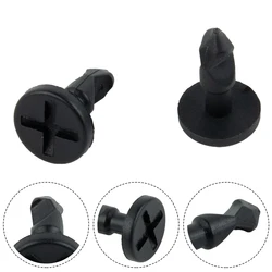 10Pcs Engine Compartment Cover Plate Screw Clips Black For Porsche Cayenne 2003-2006 For Porsche Cayenne 2008-2010