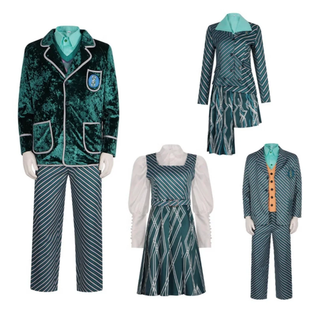 

Shiz University Uniform OZ Shenshen Nessarose Boq Woodsman Pfannee Cosplay Costume Men Women Movie Wicked Fancy Dress Takerlama