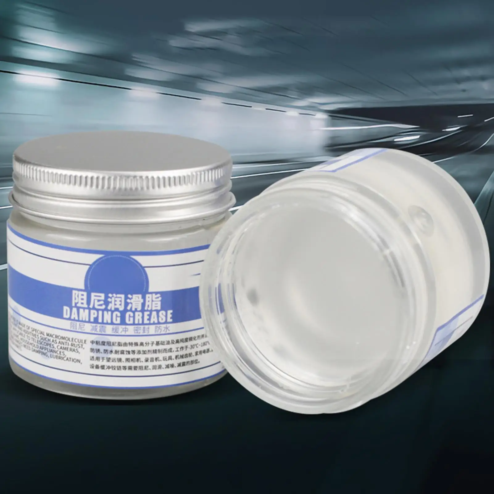 30/100g Damping Grease High Viscosity Mechanical Buffer Grease Anti-rust Polishing Abrasive Lubricating Grease For Rubber