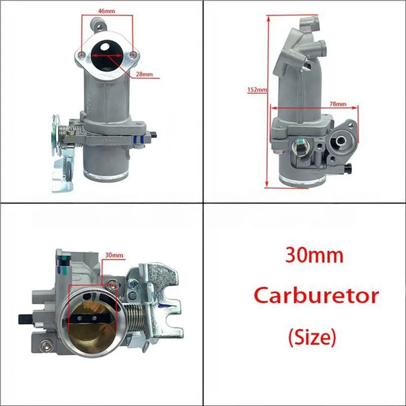 Motorcycle Carburetor Throttle Valve 30Mm For Honda VARIO125 150 Click125 Throttle Body Assy Position Valve view 6