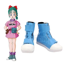 Anime Bulma Shoes Cosplay For Women Men Cosplay blue Role Play Uniform Halloween Carnival Christmas Party Custom Made