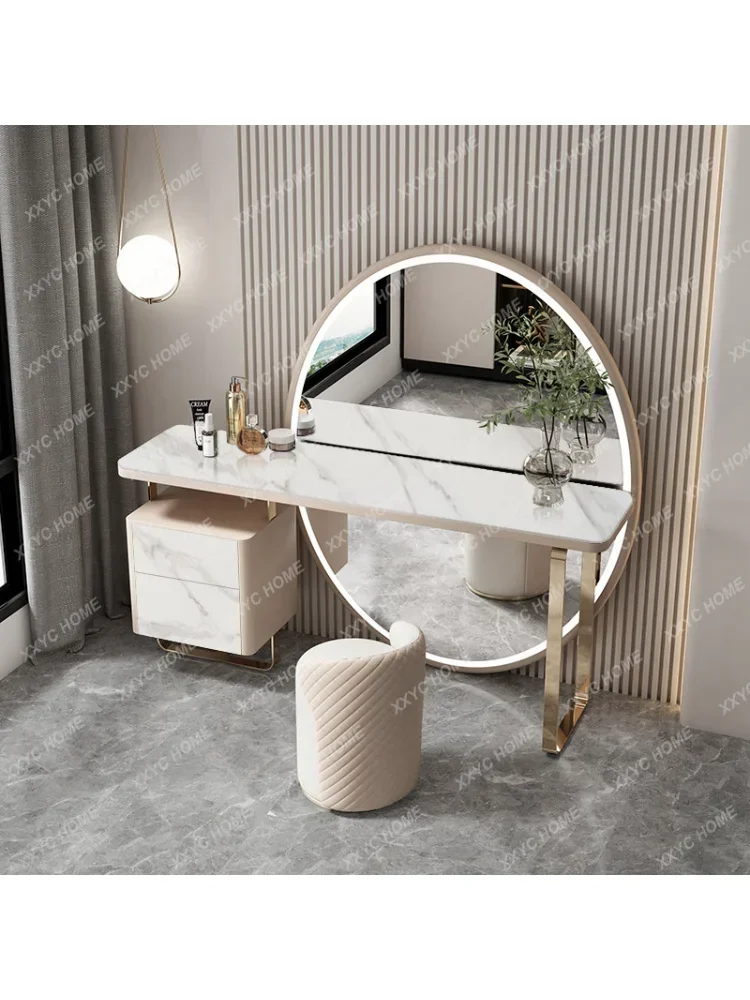 Bedroom Simple Makeup Table Floor Makeup Mirror Villa Furniture vanity desk dressers furniture