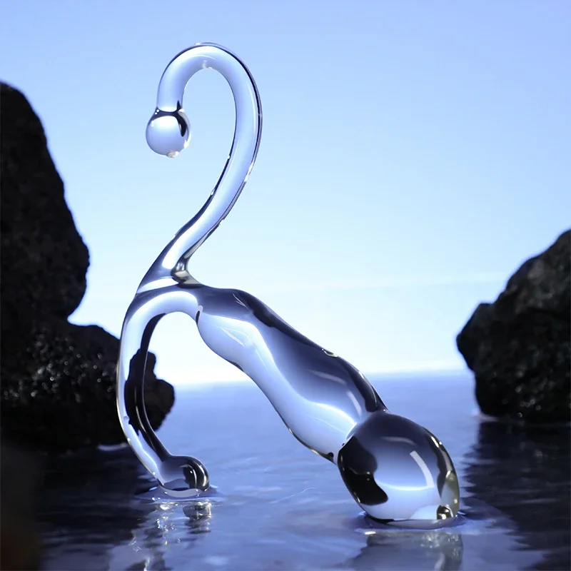 الرجال تدليك البروستاتا الزجاج الشفاف المكونات الشرج تنظيف سهلة الزجاج الأسود المكونات الشرج الرجال الجنس لعب منتجات الكبار بعقب المكونات الكبار