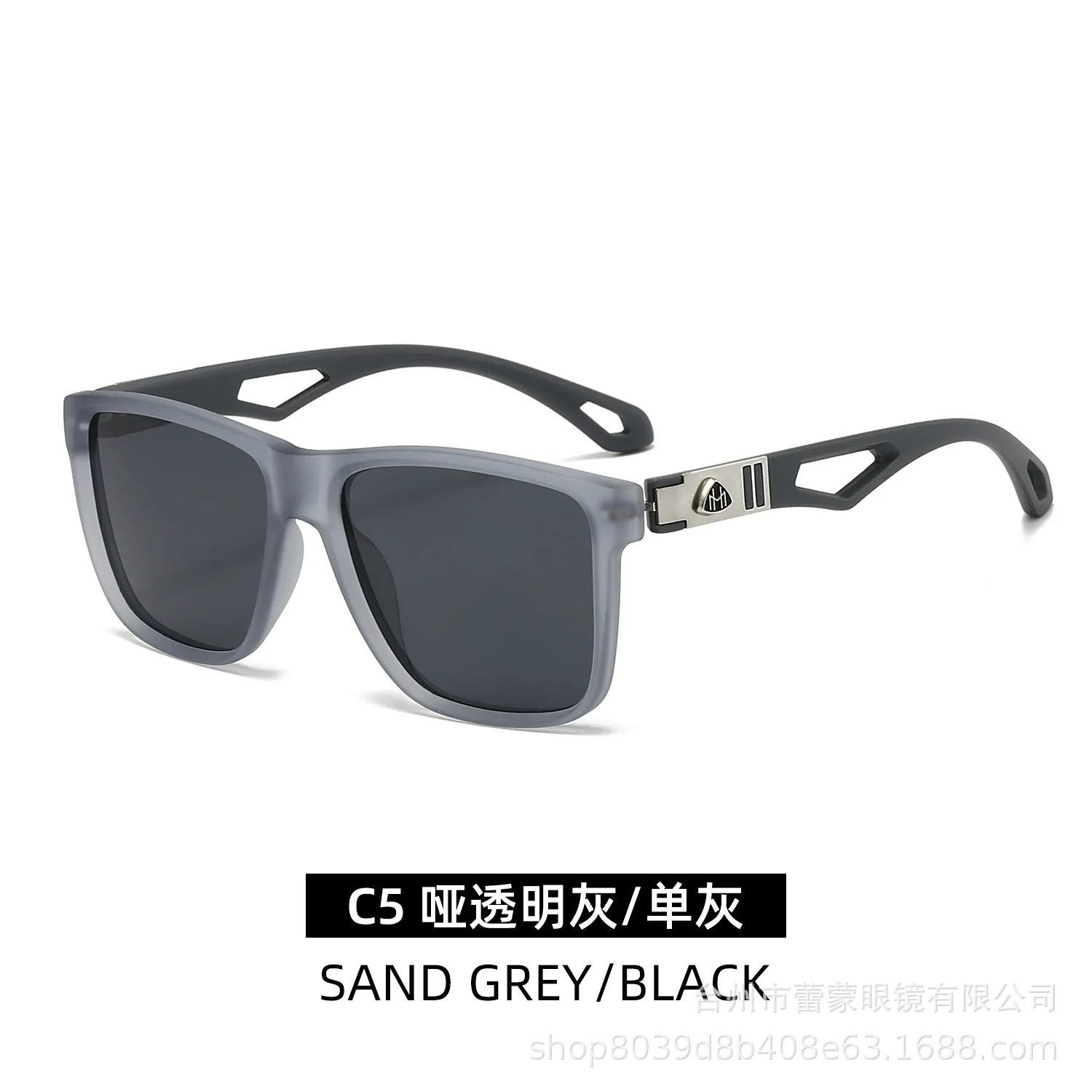 Designer Luxury Hollow Hinge Sunglasses Polarized Square Frame Premium Quality Retro Fashion High End Statement Accessory​​