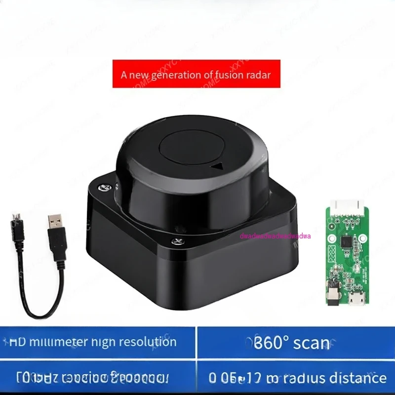 C1 Radar Sensor 360° Scanning Ranging Module 12Mm Ranging   Positioning Mapping Navigation Durable