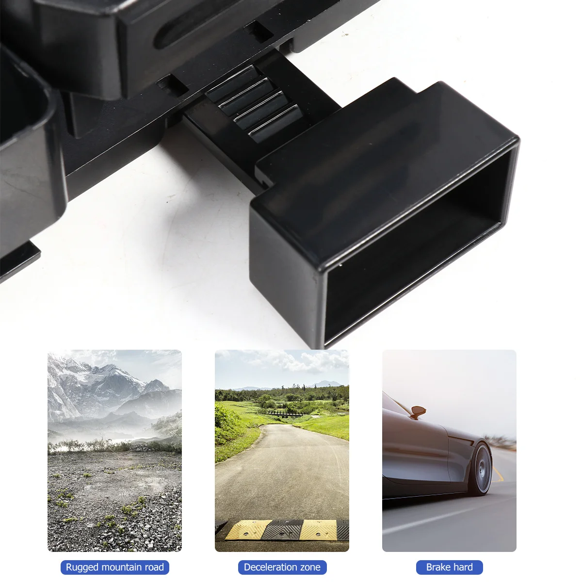 

Black Multifunctional Car Air Conditioner Cup Holder Adjustable Drink Phone Holder Air Outlet Storage Accessories