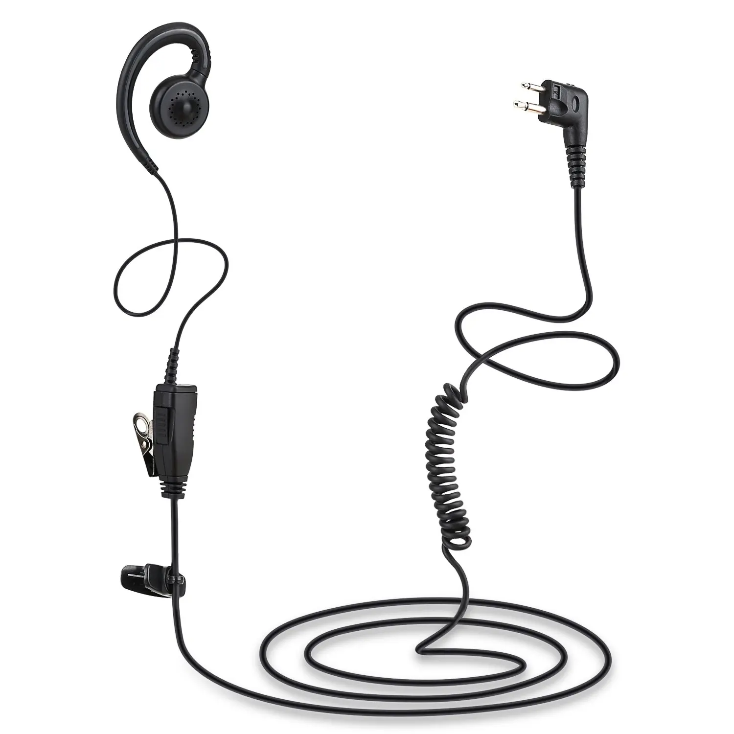 

Motorola Radio Earpiece Mic 2-Pin Headset for CP200D CP200 DTR600 DTR700 RDU4100 RDU2020 RDU2080D FT-4XR FT-65R DP1400 Walkie