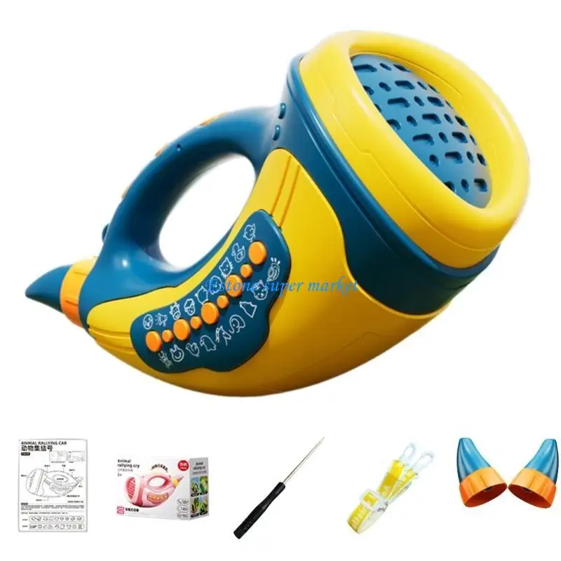 090B Preschool Animal Exploration Horn Toy Authentic Nature Sound Animal Caller Toy