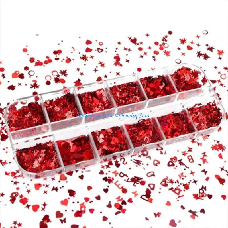 573B Glow Resin Mold Epoxy Filling Fluorescent Sequins Flakes
