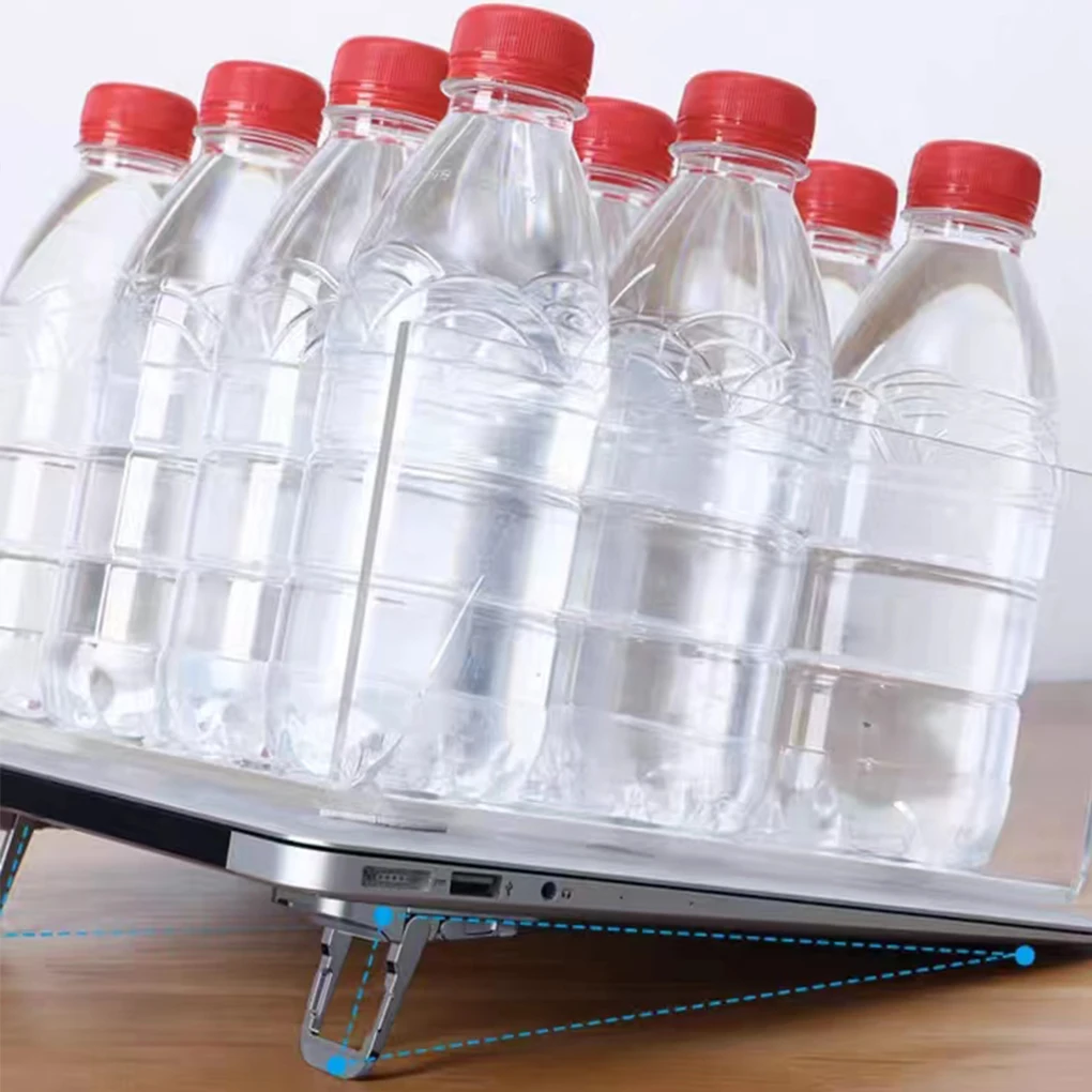 Adjustable Folding Laptop Stand Mini Legs Ultra-thin Portable Support for Macbook Notebook Cooling Holder Feet Invisible Bracket