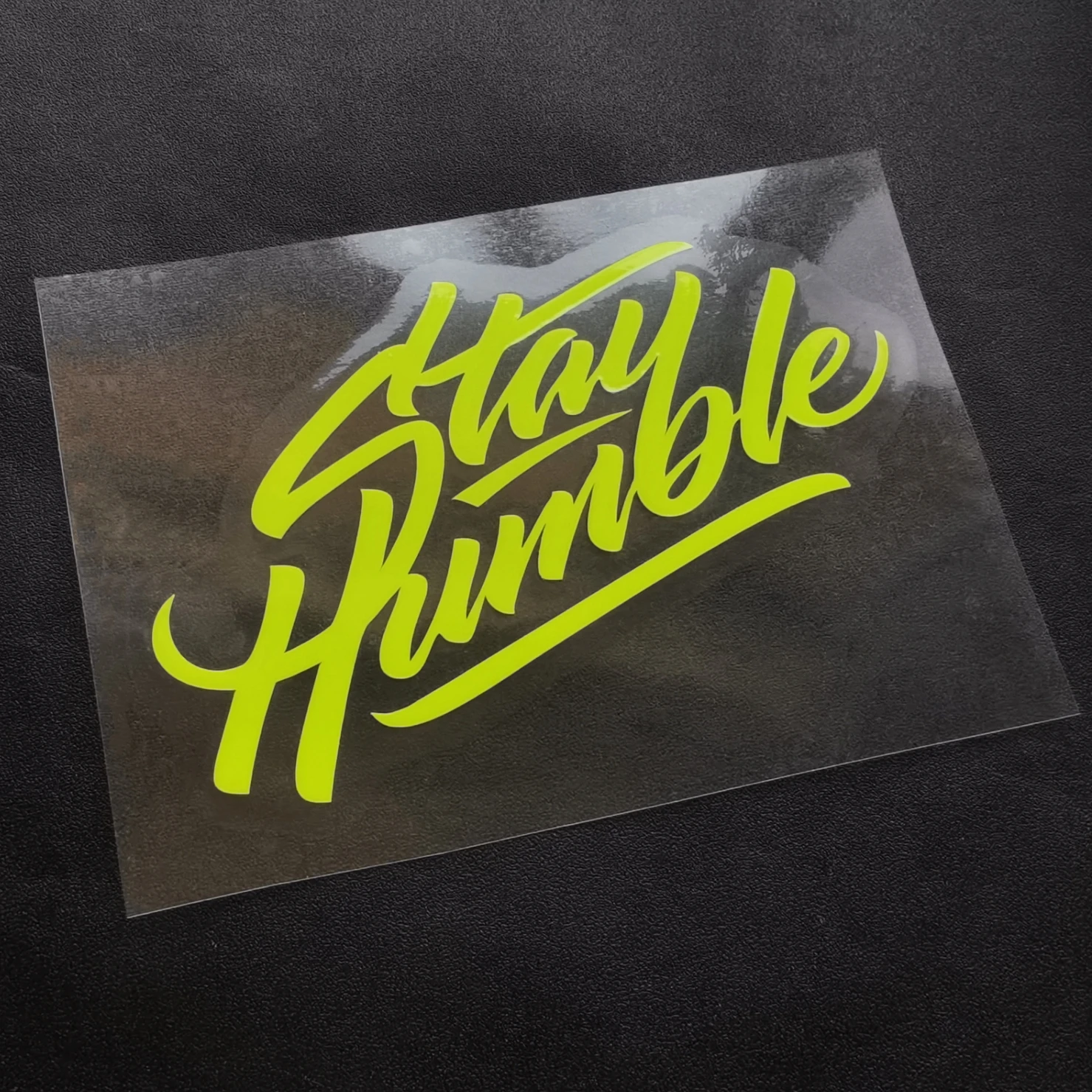 Motorcycle Reflective Stickers Stay Humble Body Waterproof Decal