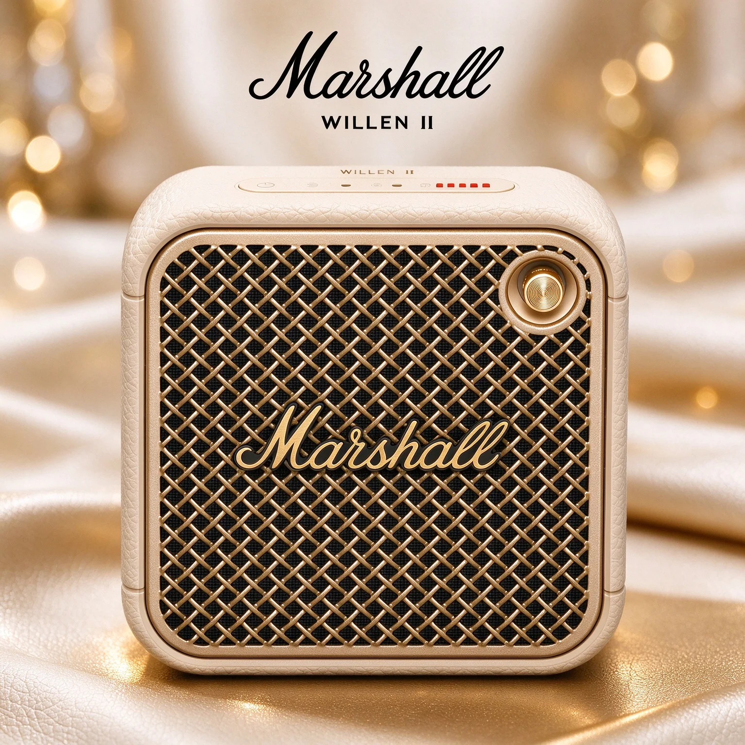 Marshall Willen II Rugged Bluetooth Speaker, 2-inch Full Range Driver, Multipoint Pairing IP67 Protection for Travel & Daily Use