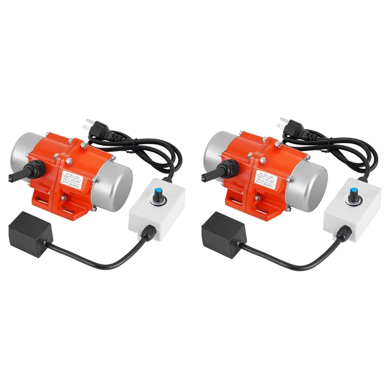 Concrete Vibrating Motor,Single Phase AC 110V 3600RPM Concrete Motor With Speed Controller,For Shaker Table US Plug