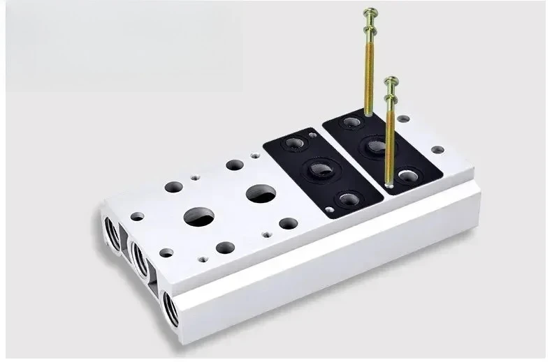 4V210 bus plate 3.4. 5 .7 . 10 position solenoid valve bus, solenoid valve base, Yadek type