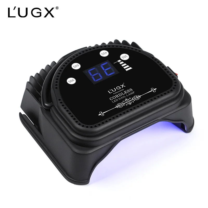 LUGX Professional Rechargeable Portable UV LED Nail Lamp, multi-function uv gel dryer