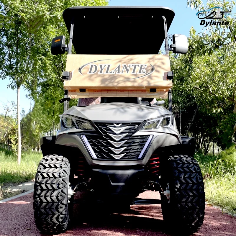 

Factory Customized 4-Seater Golf Cart, Equipped With 5KW AC Motor, Suitable For Off-Road Hunting, Supports Solar Power Supply