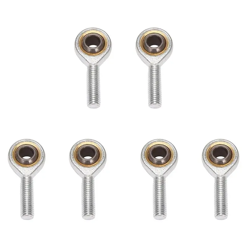 

[Superx&KND]6Pcs M10 X 1.5 Male Rod End Rose Joint Right Hand Thread 10Mm Metric Bronze SA10