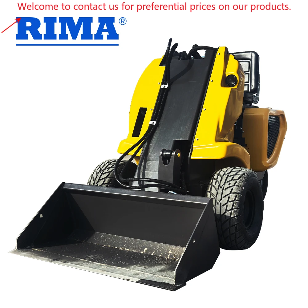 

Compact Three Wheel Loader Small Mini Skid Steer Tracked Loader