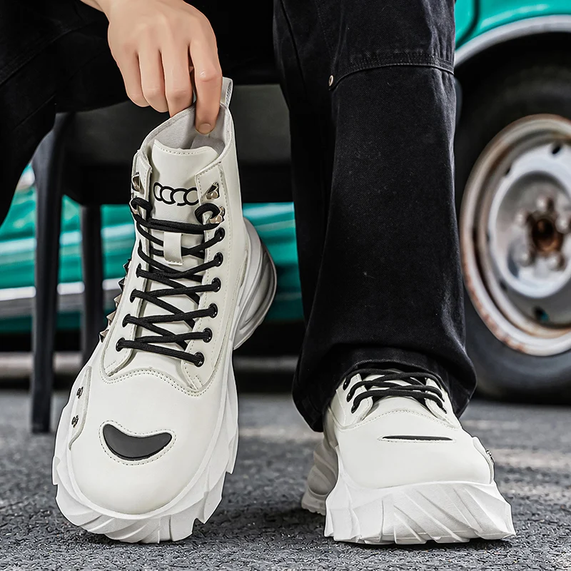 Herren Leichte Ganzjahres-High-Top Outdoor-Stiefel, Outdoor-Freizeitschuhe, Laufschuhe für Männer – Detail 26