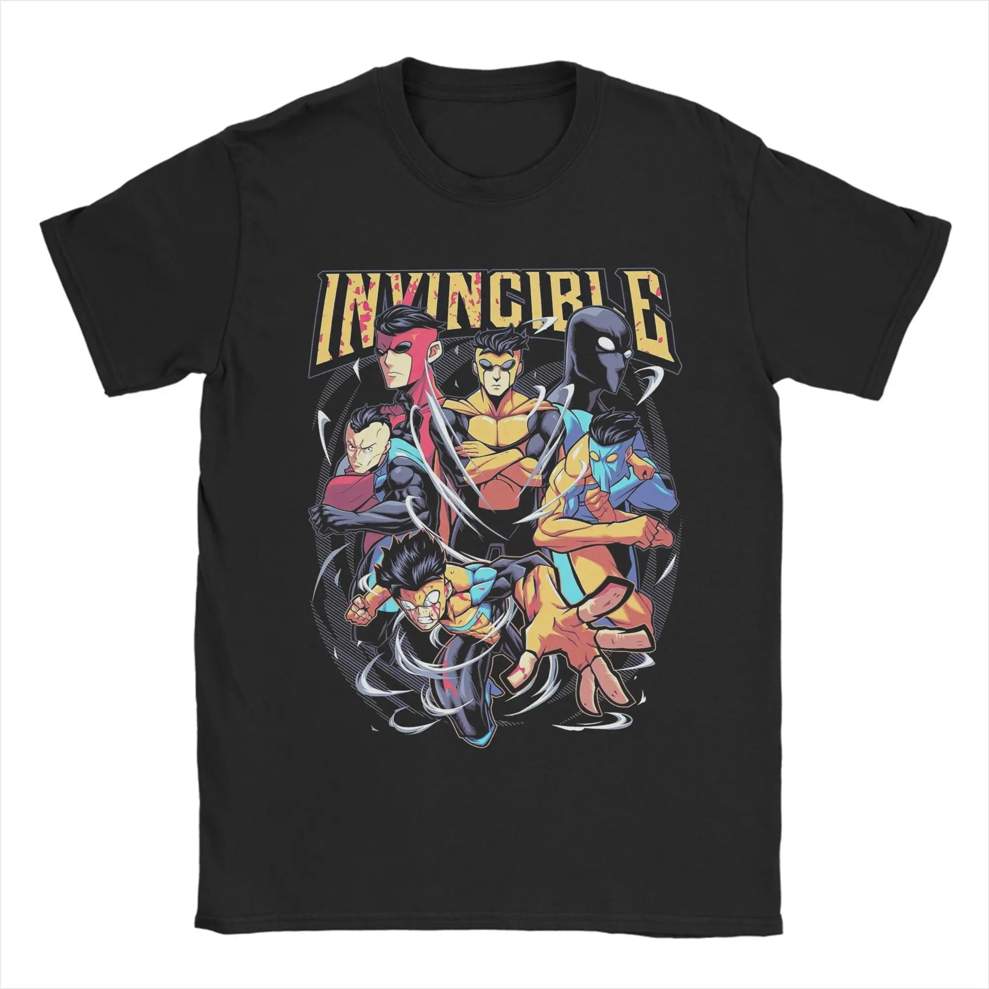 Hot Sale Invincible Mark Grayson Graphic Print T-Shirt Men Women Summer New Tee Cotton Casual Oversized streetwear fashion Top