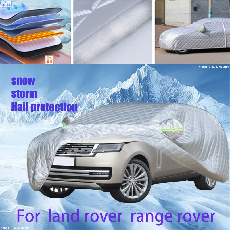 

For land rover range rover Outdoor Cotton Thickened Awning For Car Anti Hail Protection Snow Covers Sunshade Waterproof