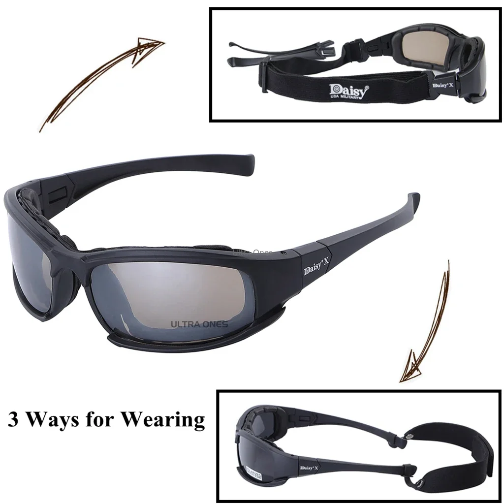 Gafas tácticas polarizadas UV400 para tiro, senderismo y exterior - imagen 4