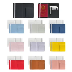 Sublimation Blank Business Passport ID Card Holder PU Coin Purse Multi-Function ID Bank Card PU Wallet Case Travel Accessories