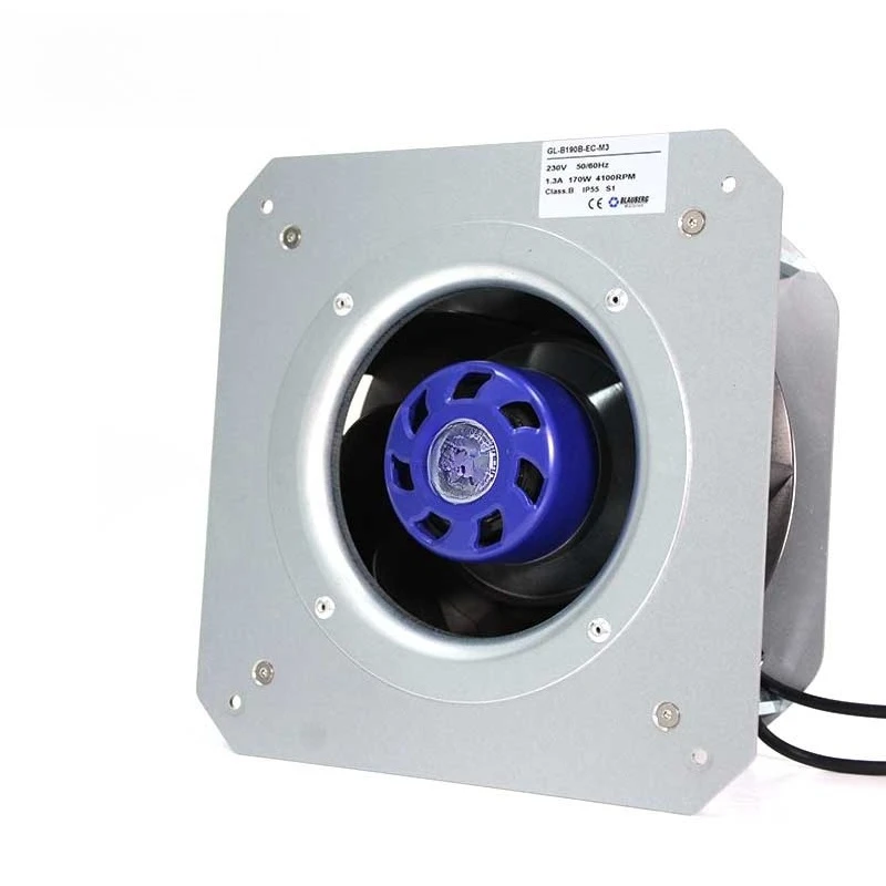 230v brushless 190mm diameter plastic Ec radial fan