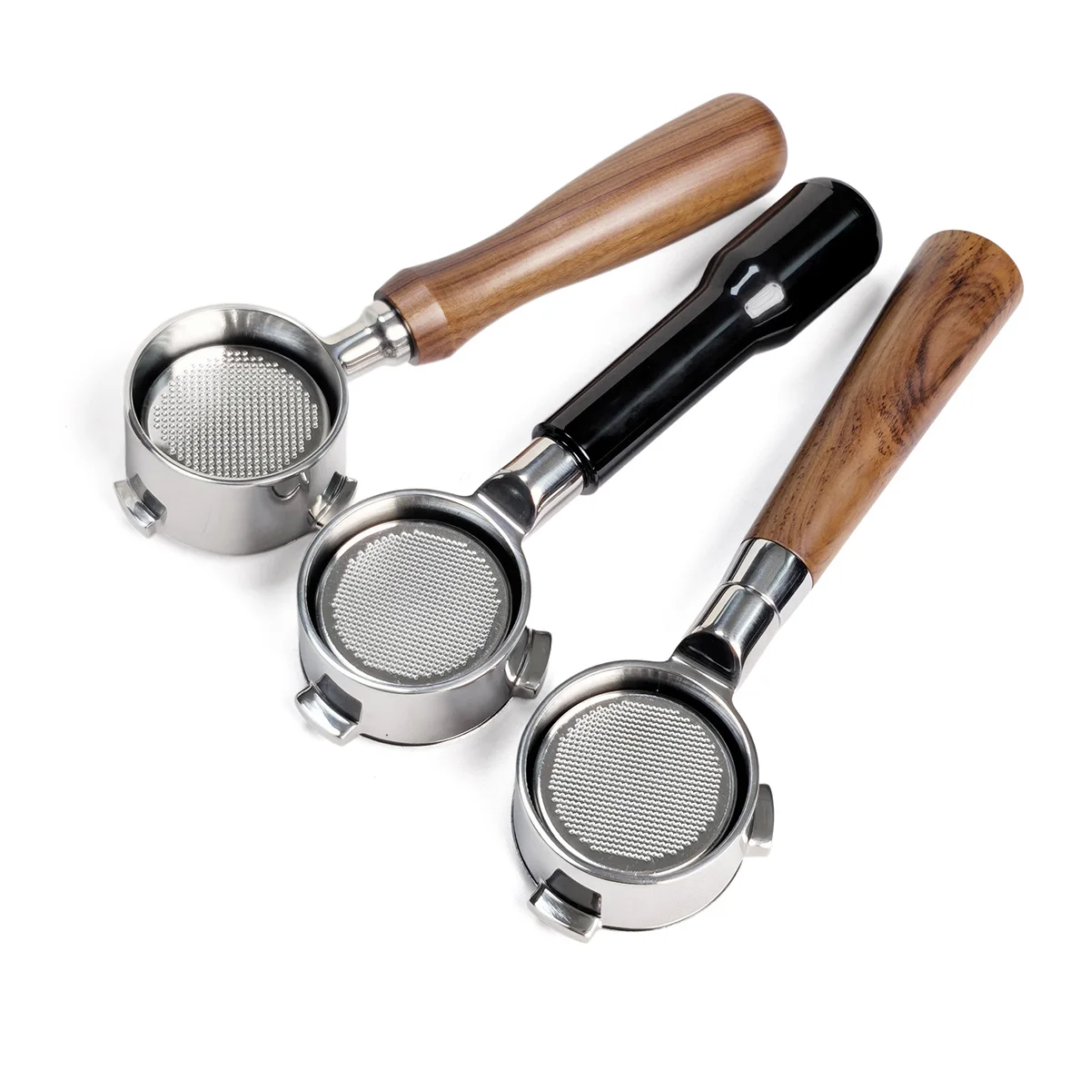 Portafiltro Premium de 54 mm con 3 Orejas, Portafiltro de Repuesto para Espresso, Portafiltro Sin Fondo Compatible con Máquinas Brev Serie 8