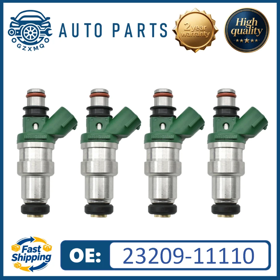 4 шт. топливных форсунок 23209-11110 для Toyota NA Tercel 1994, Paseo 1994-1995, 1.5L 5E-FE # 23250-11110