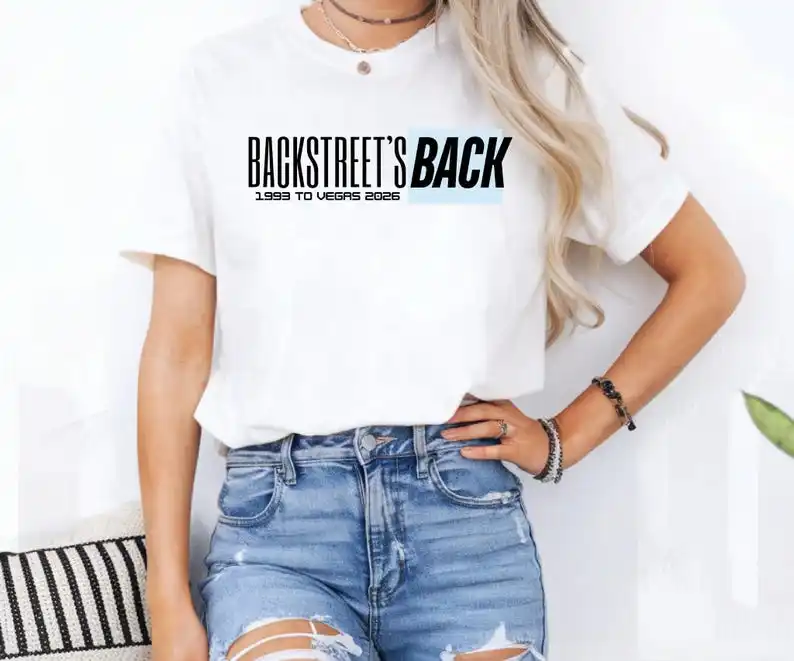 Maglietta da ragazzo Backstreet Las Vegas 2026 BSB Millenium Backstreet's Back