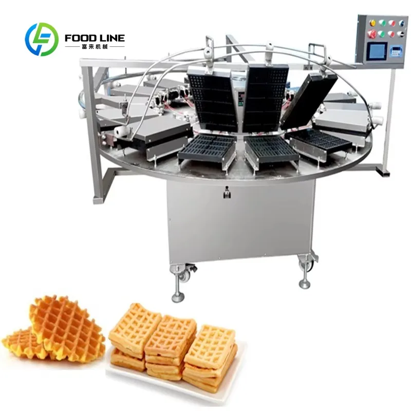 industrial custom stainless steel electric new heart-shaped waffle machine large capacity easy to operate