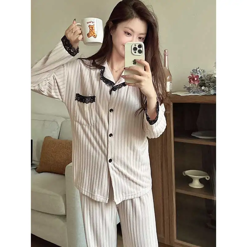 

Pajama Sets Blue Women Mint Modal Bow Print Festive Gifting Pajamas Skin-Friendly Scoop Neck Short Sleeve Pants Comfortable 2026