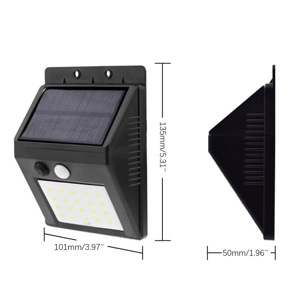 Hot 30 LED Solar Motion Sensor Lights Waterproof Human Body Induction Wall Light Solar Powered Street Light Garden Decoration